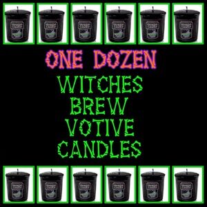 12 votive candles WITCHES BREW samplers Yankee
